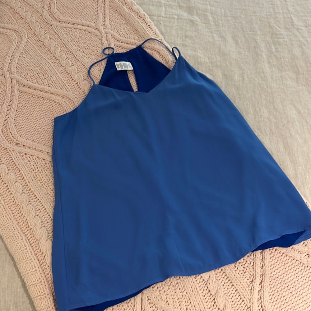 Blue reversible cami.   Very versatile and such a pretty blue